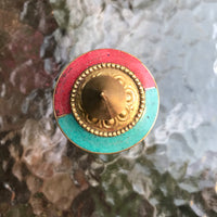 Rueda de Oracion De Escritorio (Mantra Om Mani Padme Hung). 10,5 cms x 5,5 cms (RP016).