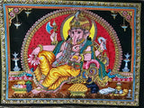 Colgante GOB0034. Tapete a muro de Ganesh. 81 cms de alto por 116 cms de ancho.