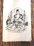 PA0021 - Avalokiteshvara en papel Lokta - Arte Tibetano Hecho En Nepal.