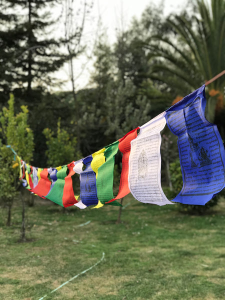 Bandera Tibetana de polyester.  (6,5 metros de longitud aprox). Band008