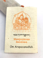 Bodhileaf Manjushree Incense (Om Arapacanadhih). Ämbar - Contiene 19 varas de 2 horas aprox.  Hecho a mano en Nepal. - www.eltercerojo.cl