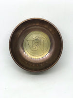 Cuenco (C024) Tipo Japonés Pequeño Hecho En Nepal  (baño de cobre).       ¡Carga audio del cuenco y escucha su sonido! - www.eltercerojo.cl