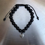 Pulsera unisex de onix negro - Pulsera027