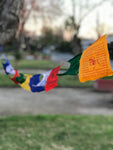 Bandera Tibetana mezcla algodón y polyester. Calidad superior   (1,4 metros de longitud aprox). Band007.