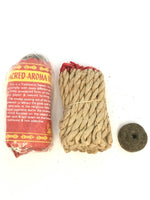 Incienso De Mecha Aroma Sagrado (Vajra Sacred-Aroma Incense Dhupaya).  Contiene 33 unidades.   Hecho a mano en Nepal. - www.eltercerojo.cl