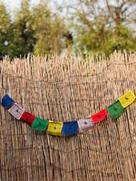 Mini Bandera Tibetana - 82 cms  Longitud Aprox.