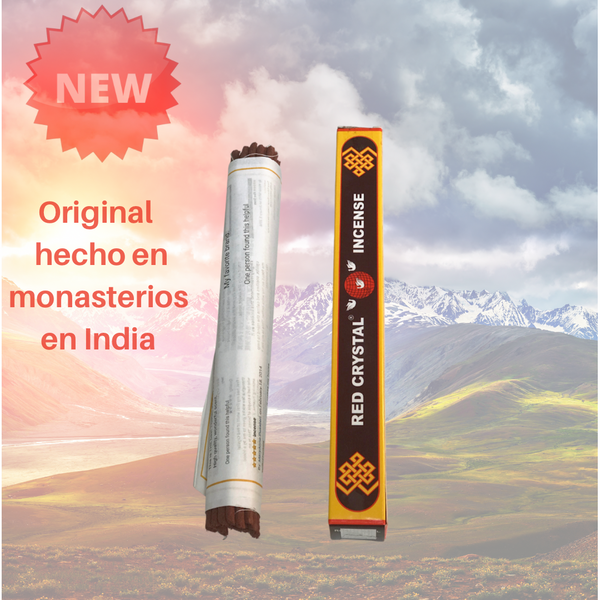 Incienso Red Crystal (Original Hecho En Monasterios Budistas En India). Incienso Tibetano Excelente Calidad
