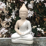 Buda de cerámica  21 x 12 cms - Hecho en China.