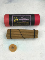 Incienso Tibetan Ancient De Resina Bedelio Bdellium o Gokul Resin. Contiene 30 varas de 1 hora aproximadamente.  Hecho a mano en Nepal.