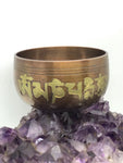 Cuenco (C024) Tipo Japonés Pequeño Hecho En Nepal  (baño de cobre).       ¡Carga audio del cuenco y escucha su sonido! - www.eltercerojo.cl