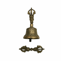 Campana Tibetana + Dorje (Tamaño 1). Código Campana 0004.   ESCUCHA SONIDO. - www.eltercerojo.cl