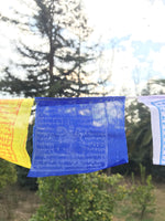 Bandera Tibetana de polyester.  (1 metro aprox de longitud aprox). Bandera de oración.