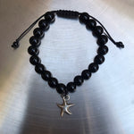 Pulsera unisex de onix negro - Pulsera028