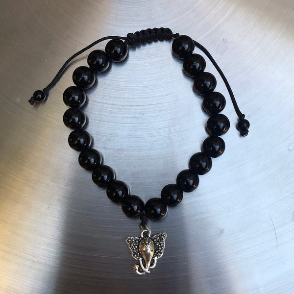 Pulsera unisex de onix negro - Pulsera017