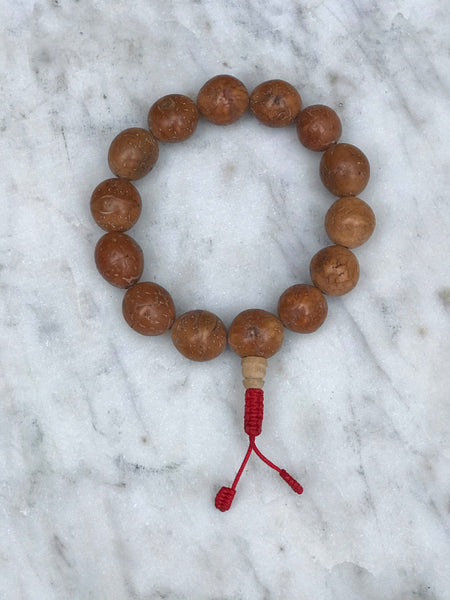 Pulsera Mala semilla grande de Bodhi . Bodhpuls004