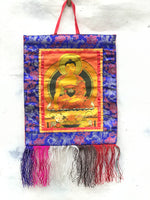 Thangka bordado de Buda Shakyamuni (Siddharta Gautama) - Arte Tibetano Hecho En Nepal. - www.eltercerojo.cl