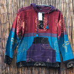 Polerón de algodón hecho en Nepal talla M. Código PLRON026