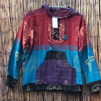 Polerón de algodón hecho en Nepal talla M. Código PLRON026