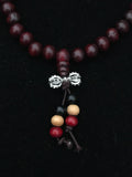 Mala (Japa Mala) de madera elasticado. Código Mala 005. - www.eltercerojo.cl