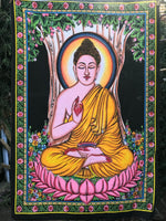 Colgante GOB0003. Tapete a muro de Buda (Siddhartha Gautama). 110 cms de alto por 81 cms de ancho.