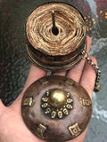 Rueda de Oracion símbolos ASHTA MANGALA (Símbolos de prosperidad). 29 cms x 6,5 cms (RP011).
