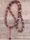 Japa Mala Cornalina Y Jaspe Hilado Localmente - www.eltercerojo.cl