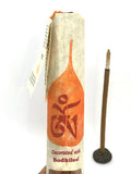 Bodhileaf Manjushree Incense (Om Arapacanadhih). Ämbar - Contiene 19 varas de 2 horas aprox.  Hecho a mano en Nepal. - www.eltercerojo.cl