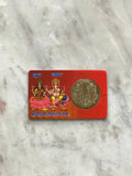 Sri Yantra Lakshmi y Ganesh de protección. Con baño dorado hecho en India. Sriyantra005