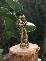Mini Hanuman Deidad Hecho En Nepal.  Aleación Metálica "Brass".