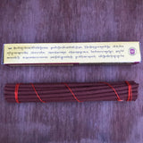 Incienso Tibetano Potala. Contiene 21 a 22  varas de 15 cms aprox. Hecho a mano en Nepal. - www.eltercerojo.cl