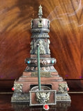 Estupa  (arte Tibetano) de varios metales para altar.