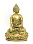 Buda Gautama - Deidad 100 Hecho En Nepal.  Aleación Metálica "Brass". - www.eltercerojo.cl
