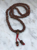 Mala semilla de Bodhi 108 cuentas. Mala que representa la iluminación de Buda