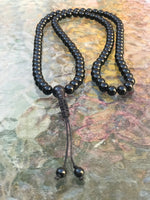 Japa Mala de Ónix hilado en nuestra casa tienda "El Tercer Ojo" (Chile). - www.eltercerojo.cl