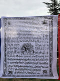 Bandera Tibetana de polyester.  (8,4 metros de longitud aprox). Band009.
