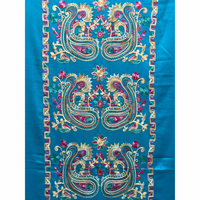 Pashmina Color Celeste 0005, mezcla de Cahsmere. Hecho en Nepal, la tierra de Buda y los Himalayas. - www.eltercerojo.cl