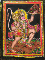 Colgante GOB0015. Tapete a muro de Hanuman. 112 cms de alto por 81 cms de ancho.