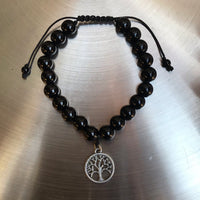 Pulsera unisex de onix negro - Pulsera014