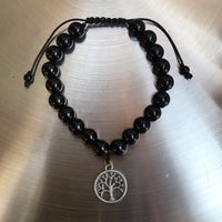 Pulsera unisex de onix negro - Pulsera014