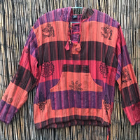 Polerón de algodón hecho en Nepal talla L. Código PLRON013