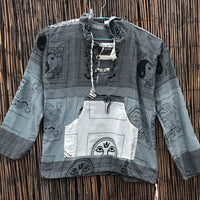 Polerón de algodón hecho en Nepal talla S. Código PLRON005