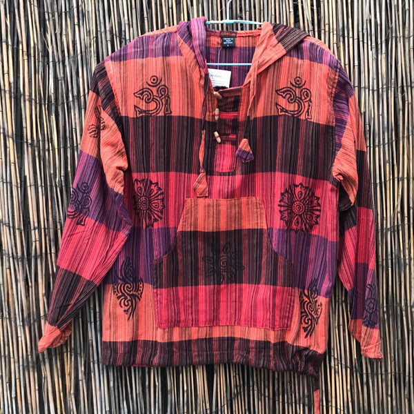 Polerón de algodón hecho en Nepal talla L. Código PLRON015