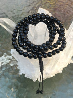 Japa Mala de Ónix hilado en nuestra casa tienda "El Tercer Ojo" (Chile). - www.eltercerojo.cl