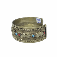 Brazalete De Protección Mediano Envejecido Om Mani Pädme Hum (Bracel0010)