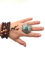 Mala (Japa Mala) de madera elasticado. Código Mala 005. - www.eltercerojo.cl