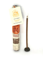 Bodhileaf Manjushree Incense (Om Arapacanadhih). Ämbar - Contiene 19 varas de 2 horas aprox.  Hecho a mano en Nepal. - www.eltercerojo.cl