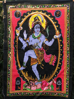 Colgante GOB0004. Tapete a muro Shiva danzando Nataraja. 107 cms de alto por 80 cms de ancho.