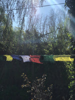 Bandera Tibetana Polyester (5 metros de longitud aprox). - www.eltercerojo.cl